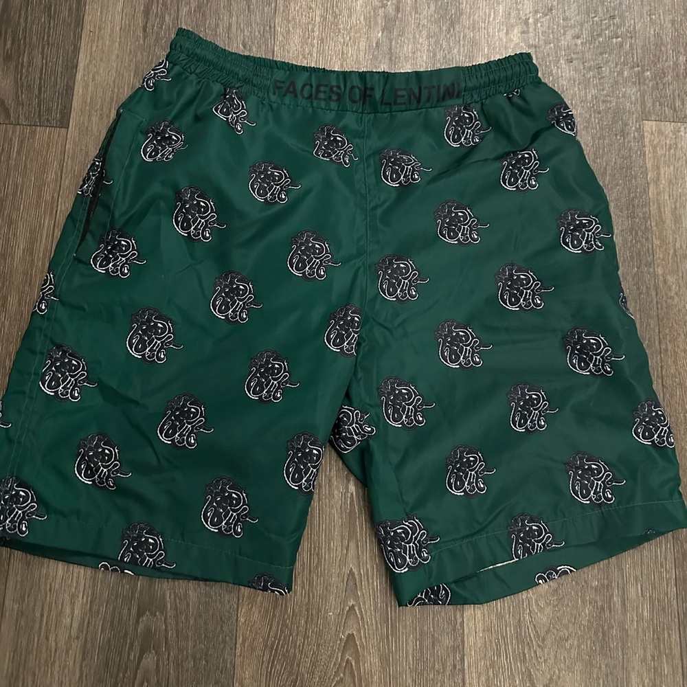 Green Faces of Lentin Shorts
